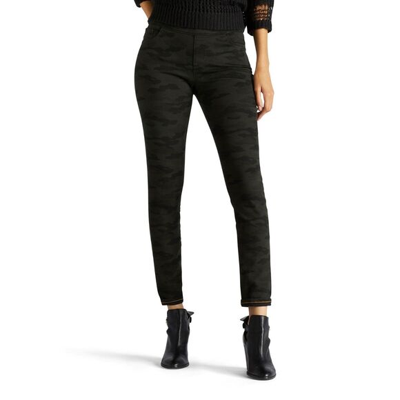 Lee Denim - Lee Dream Jean Pull on Legging Womens 12 Forest Camo Stretch NEW